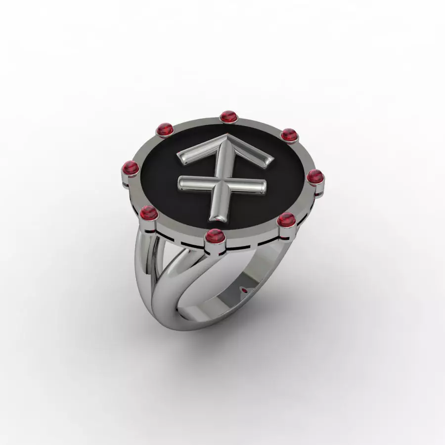 Sagittarius ring 001 3D print model_0
