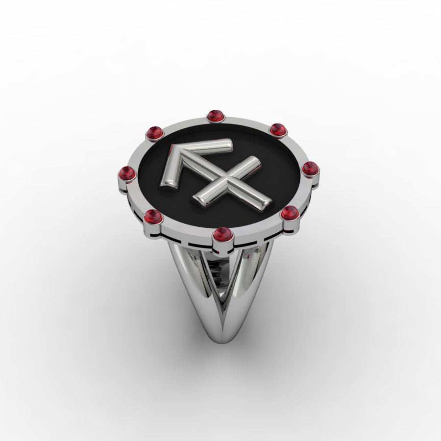 Sagittarius ring 001 3D print model_7