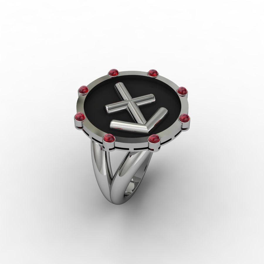 Sagittarius ring 001 3D print model_4