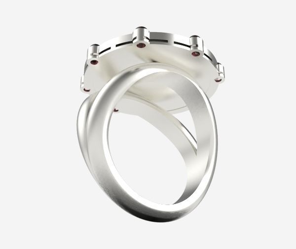 Libra ring 001 3D print model_17