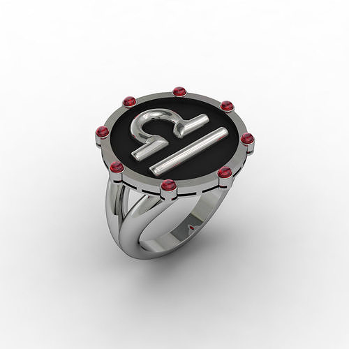 Libra ring 001 3D print model