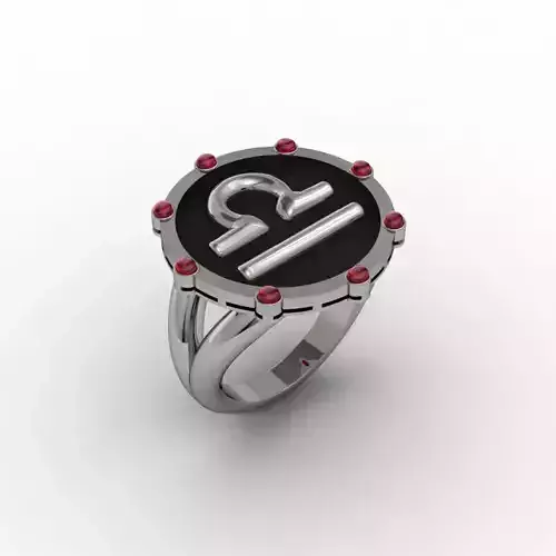 Libra ring 001 3D print model