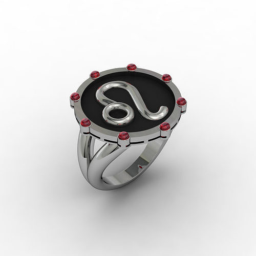 Leo ring 001 3D print model