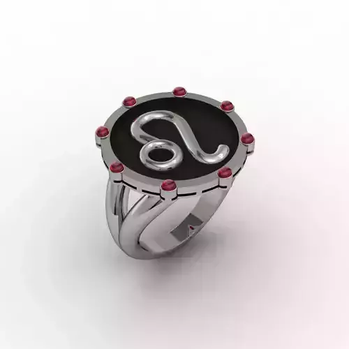 Leo ring 001 3D print model