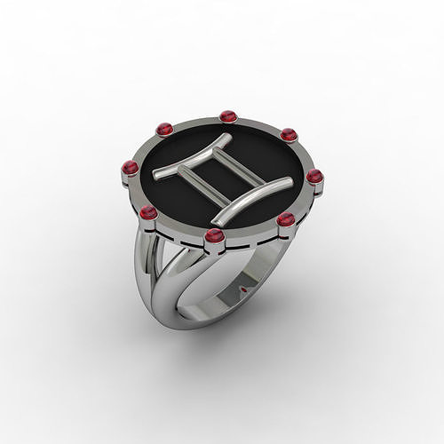 Gemini ring 001 3D print model