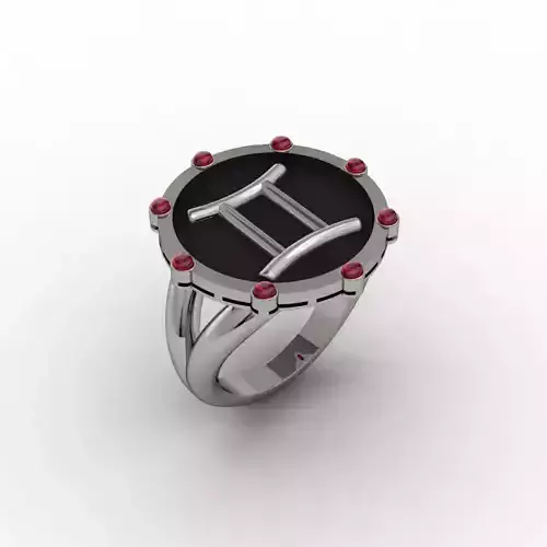 Gemini ring 001 3D print model