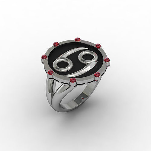 Cancer ring 001 3D print model