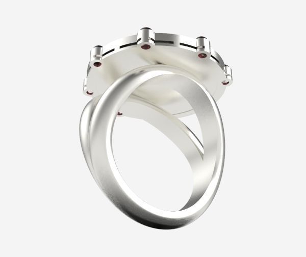 Aquarius ring 001 3D print model_28