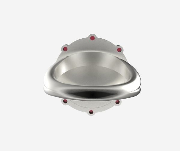 Aquarius ring 001 3D print model_26