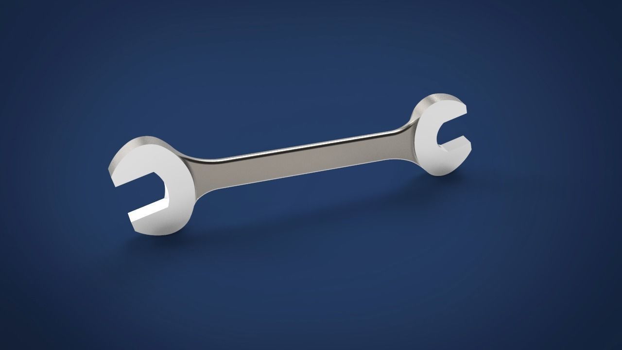 Wrench 3D print model_2