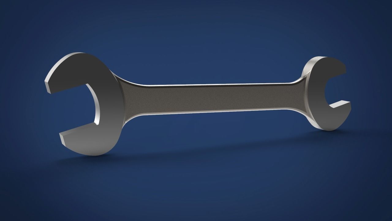 Wrench 3D print model_1