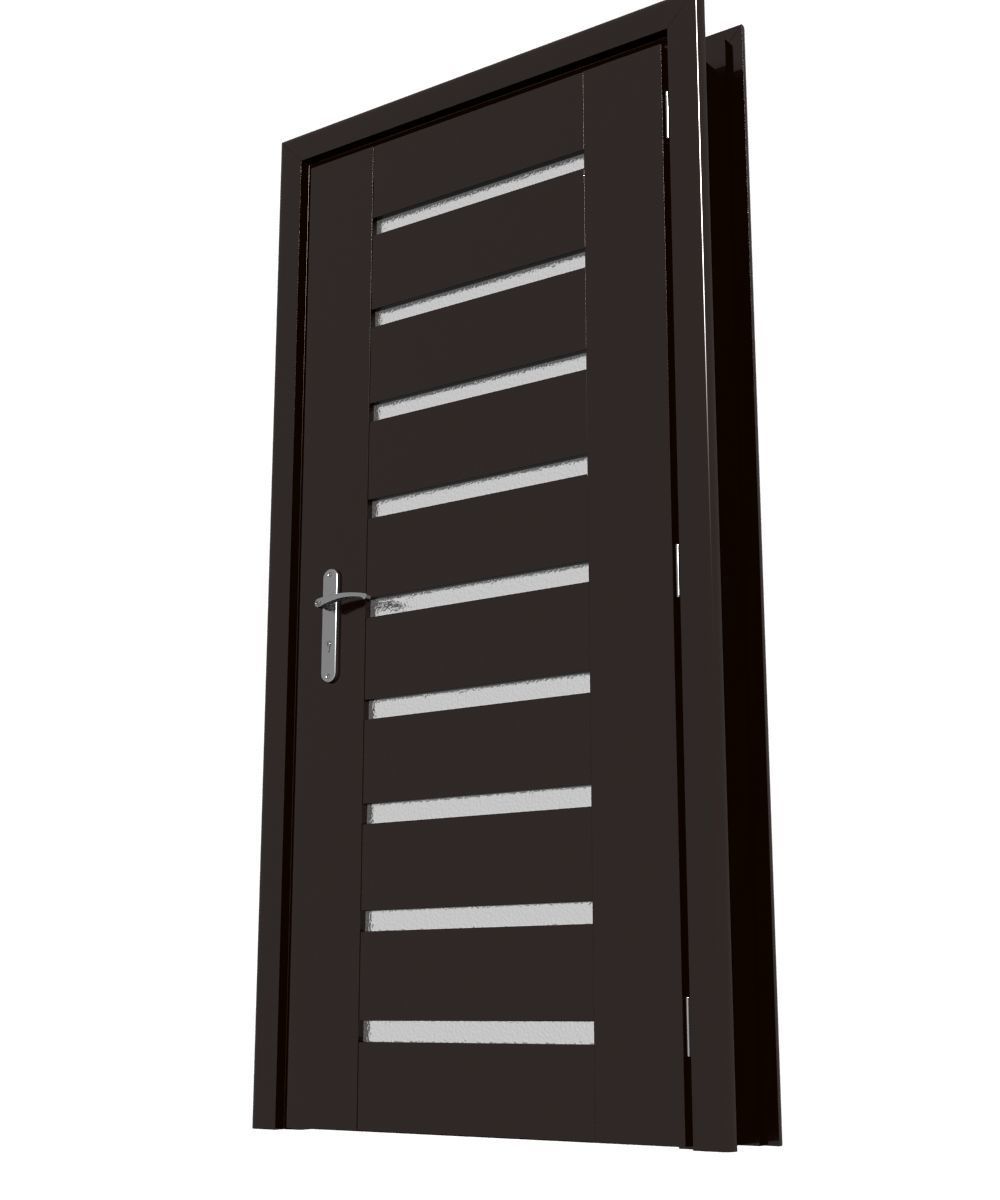 Plastic door 010 3D model_2