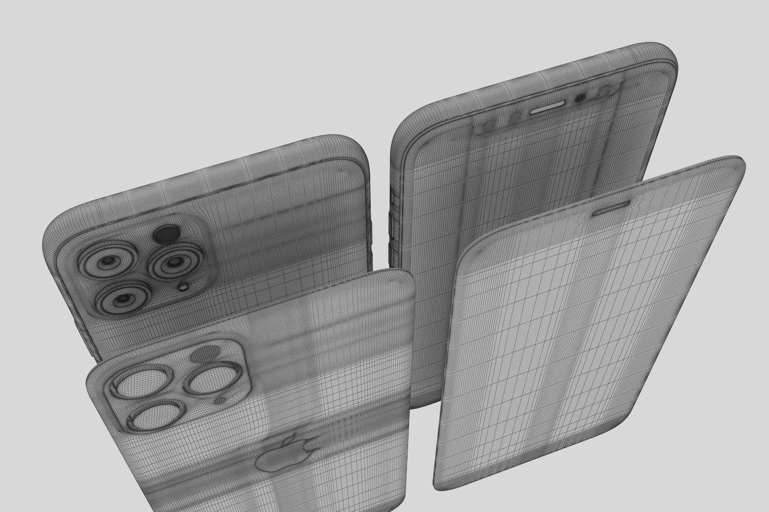 Apple iPhone 11 Pro Space Gray 2019 3D model_15