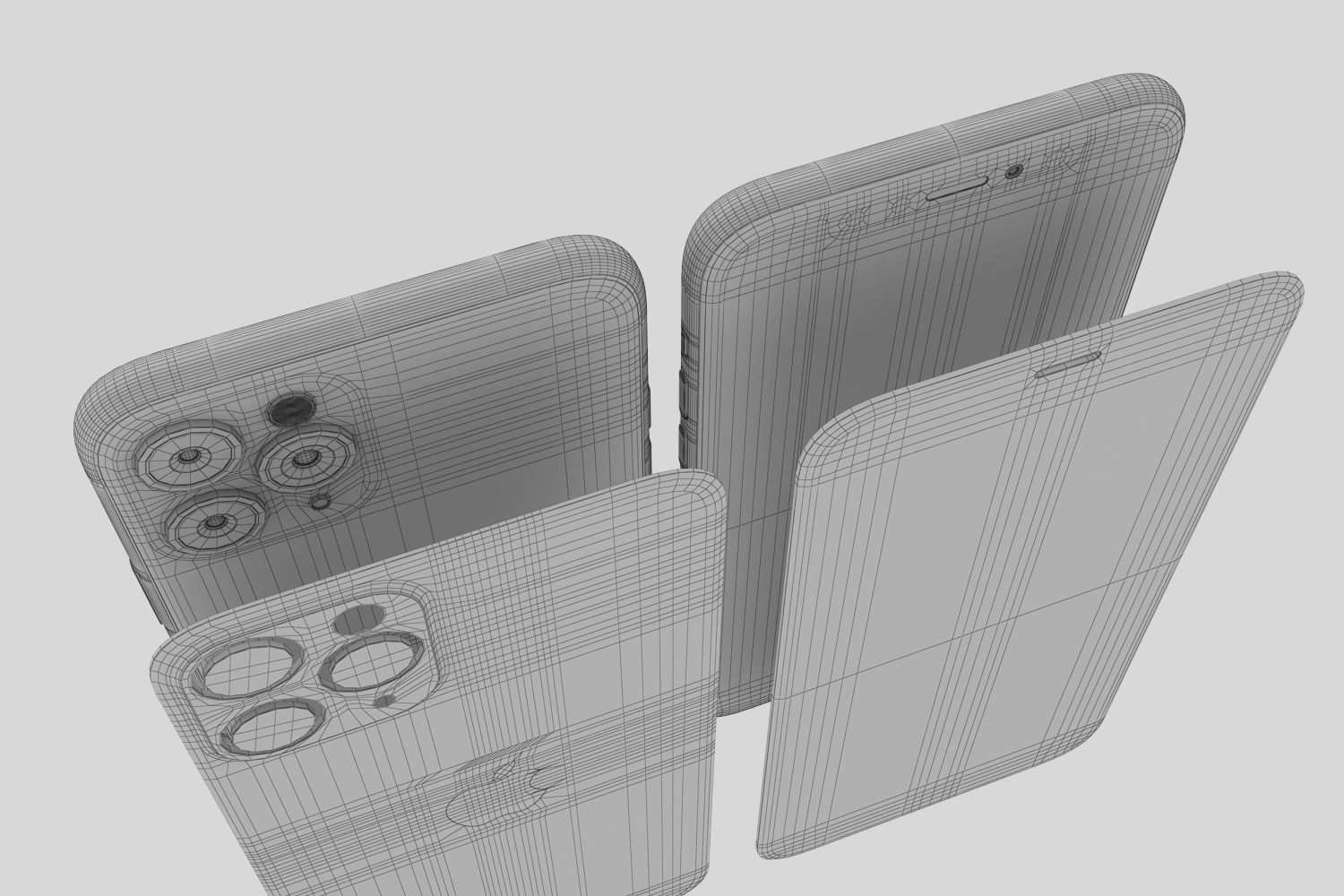 Apple iPhone 11 Pro Space Gray 2019 3D model_14