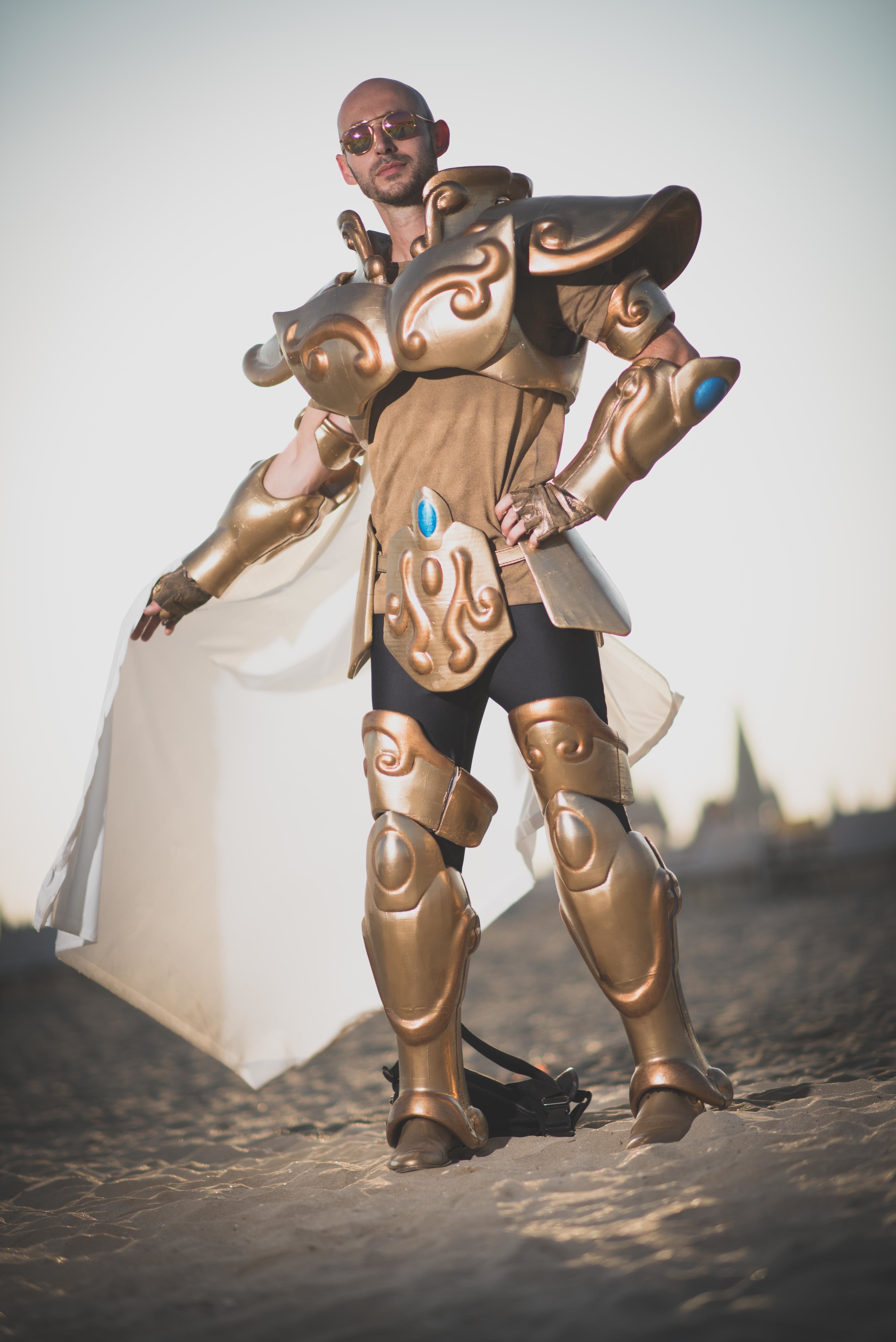 CUSTOM 3D PRINTED GOLD MITH CLOTH LEO COSPLAY 3D print model_4