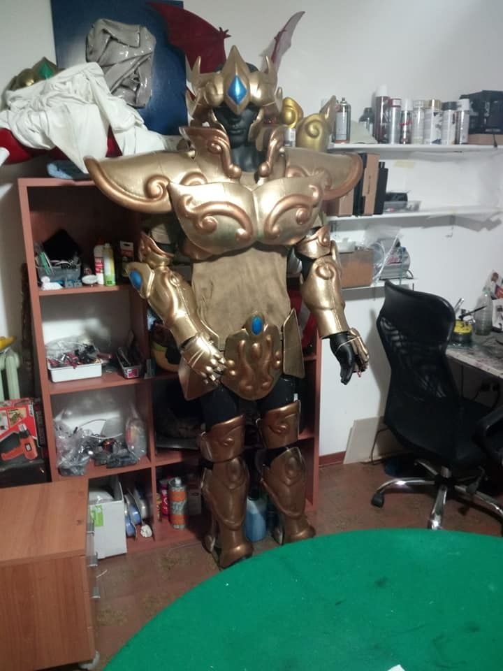 CUSTOM 3D PRINTED GOLD MITH CLOTH LEO COSPLAY 3D print model_6