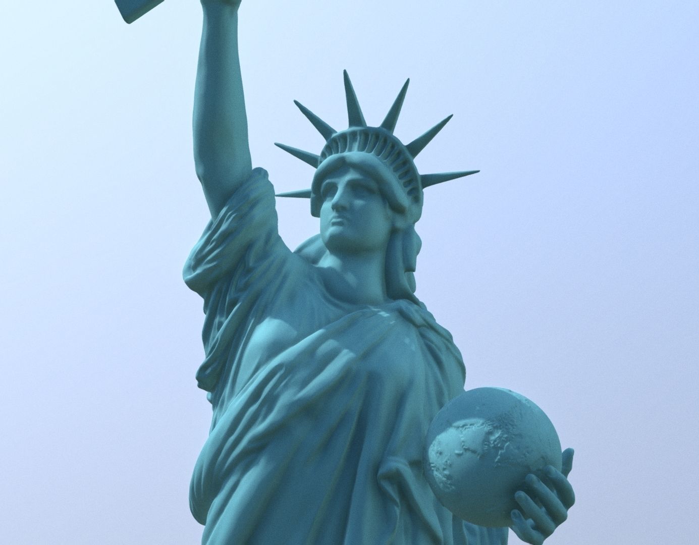 Statue of Liberty 3D print model_1