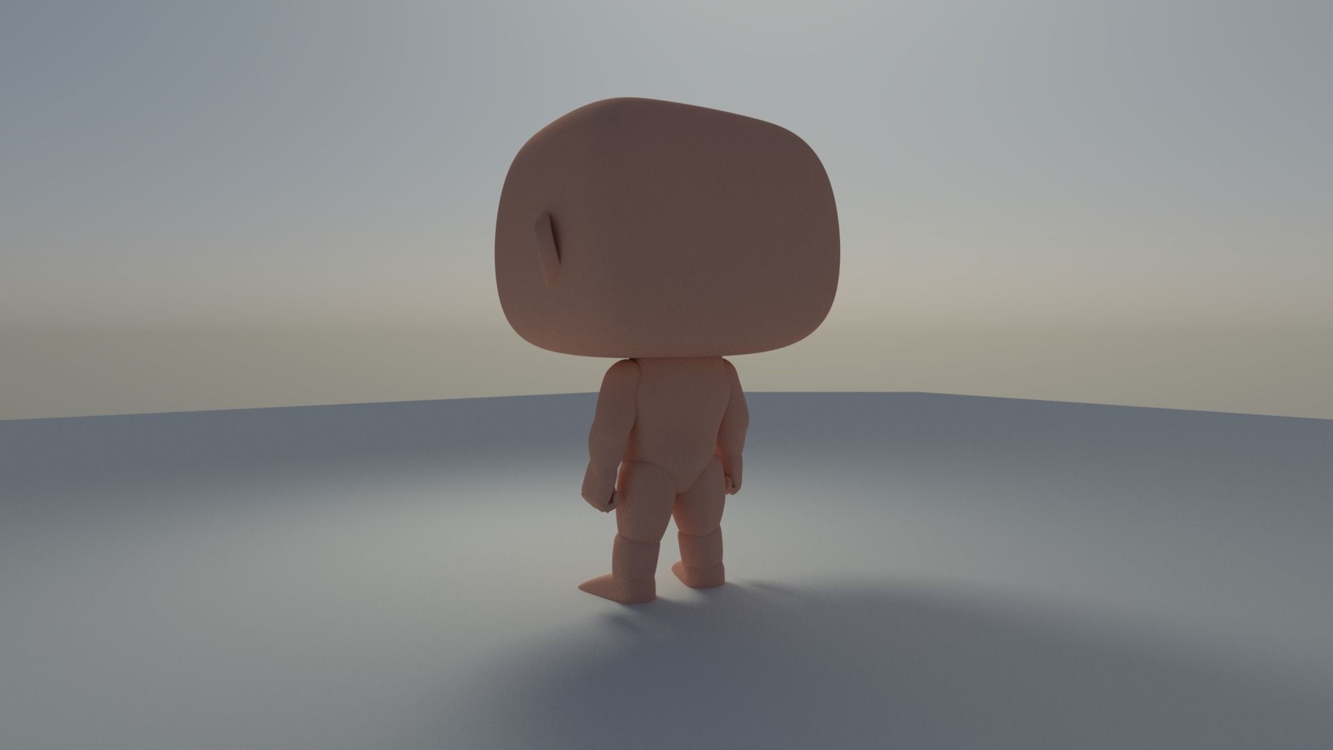 Custom Pop Man Hairless 3D Print Model 3D print model_8