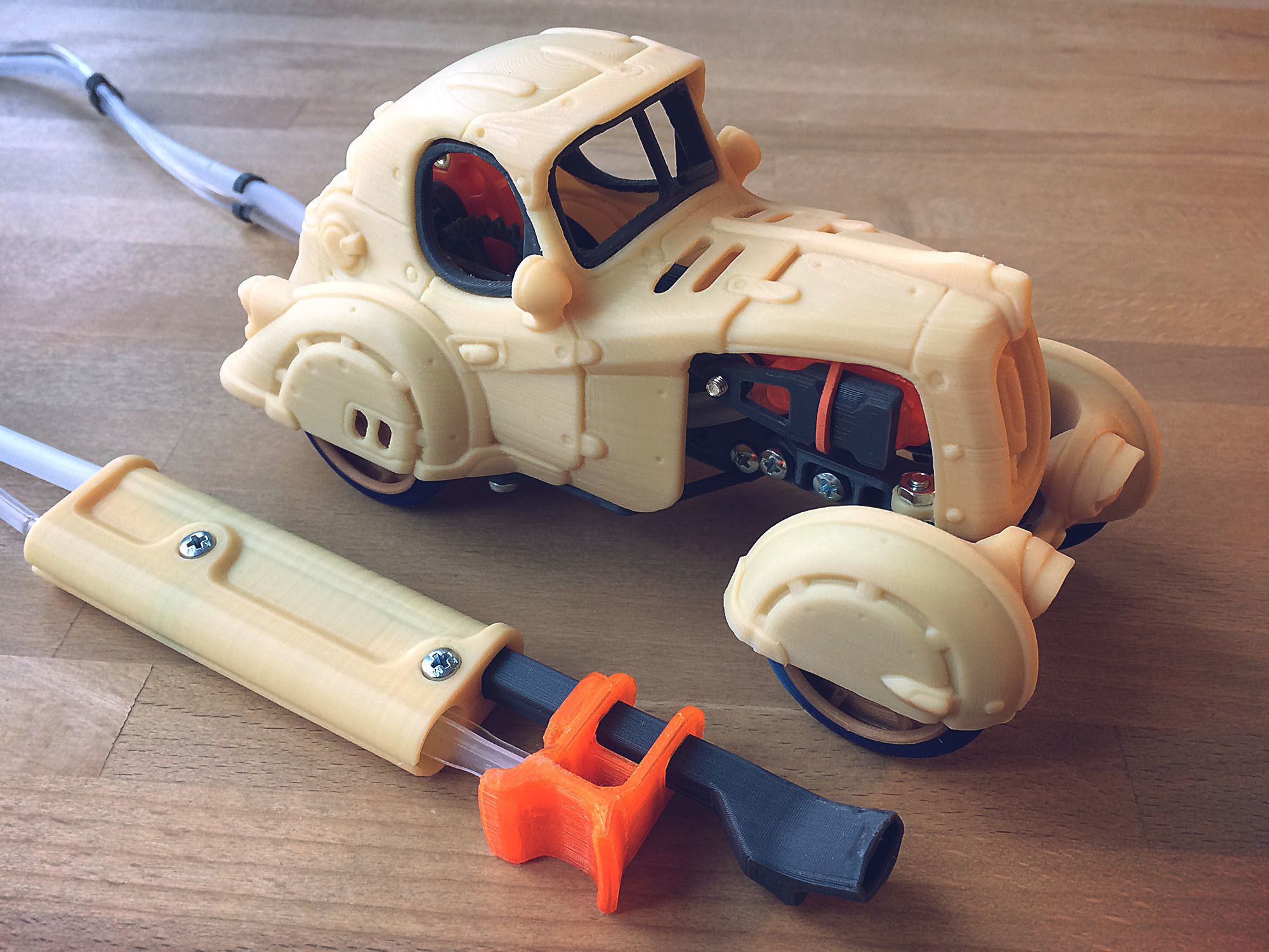 Pneumatic Toy Car With Body Kits 3D print model_0