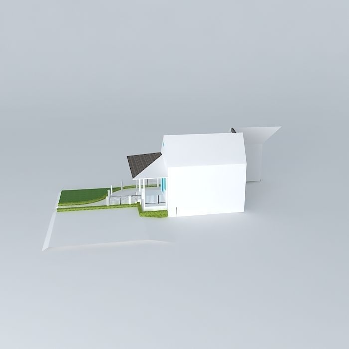 Wrap Around Porch Design 1 Free 3D model_2