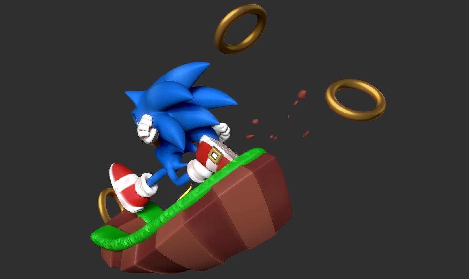 Sonic the Hedgehog - Lightning fast 3D print model_21