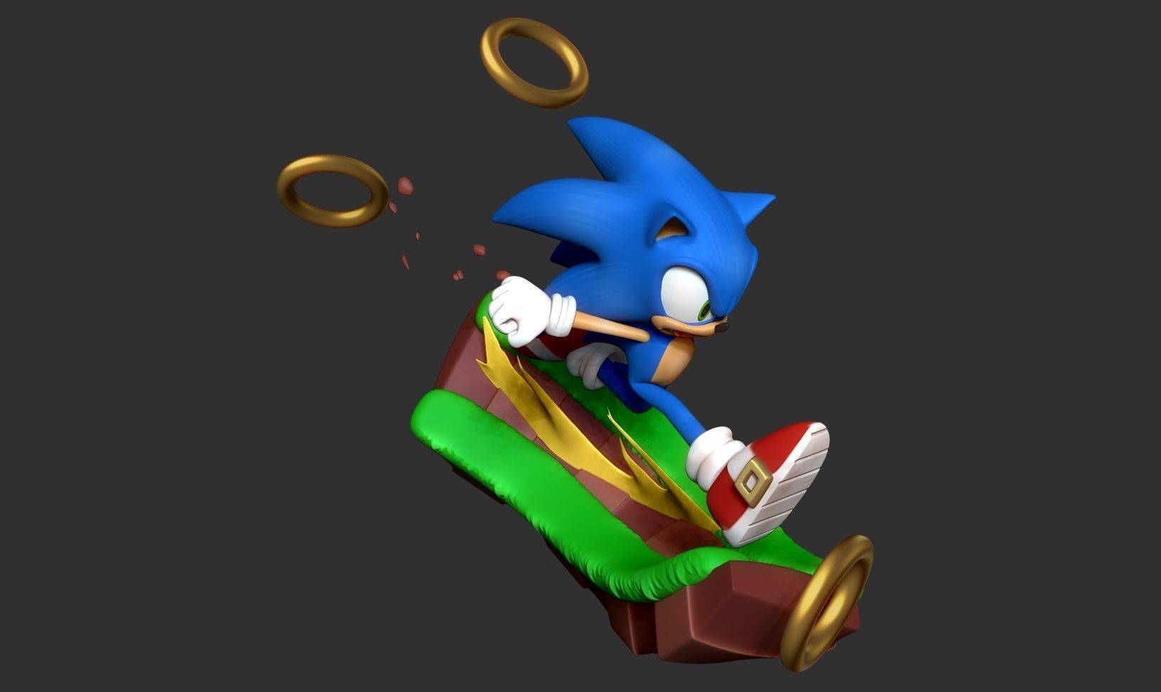 Sonic the Hedgehog - Lightning fast 3D print model_15