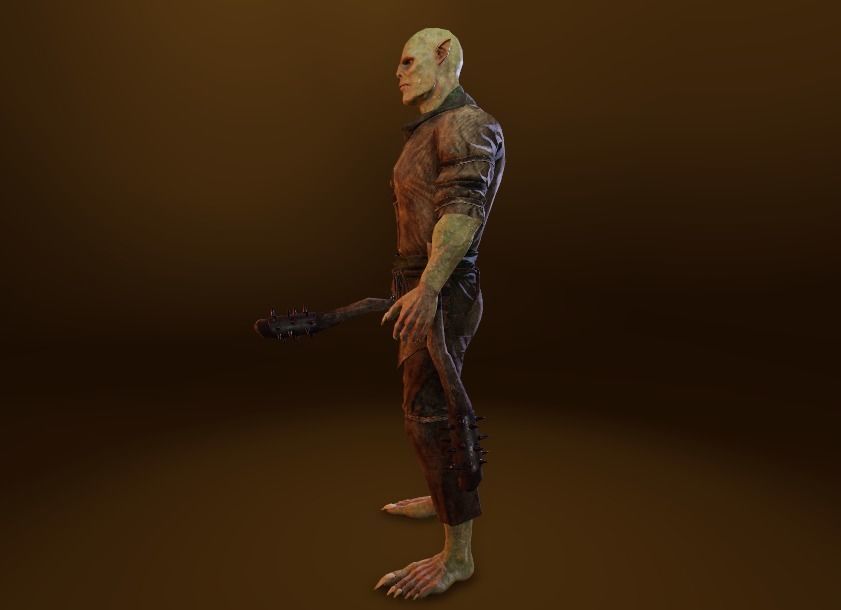 PBR Orc Game Characters Pack Low-poly 3D model_30