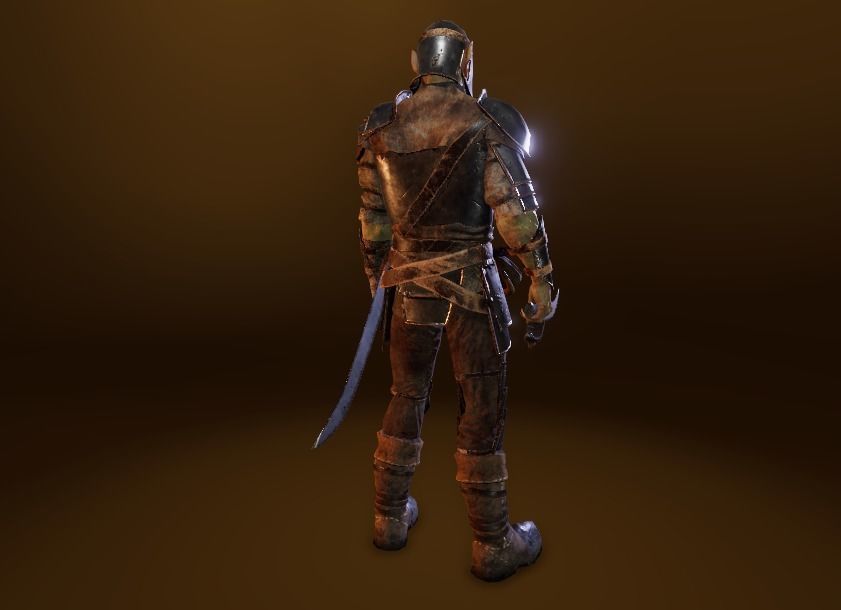 PBR Orc Game Characters Pack Low-poly 3D model_41