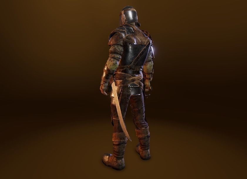 PBR Orc Game Characters Pack Low-poly 3D model_44