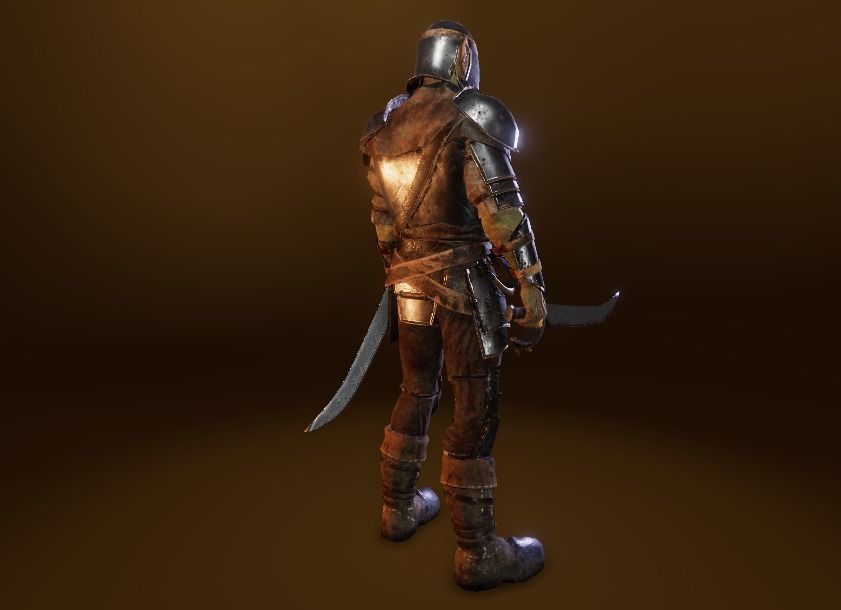 PBR Orc Game Characters Pack Low-poly 3D model_40