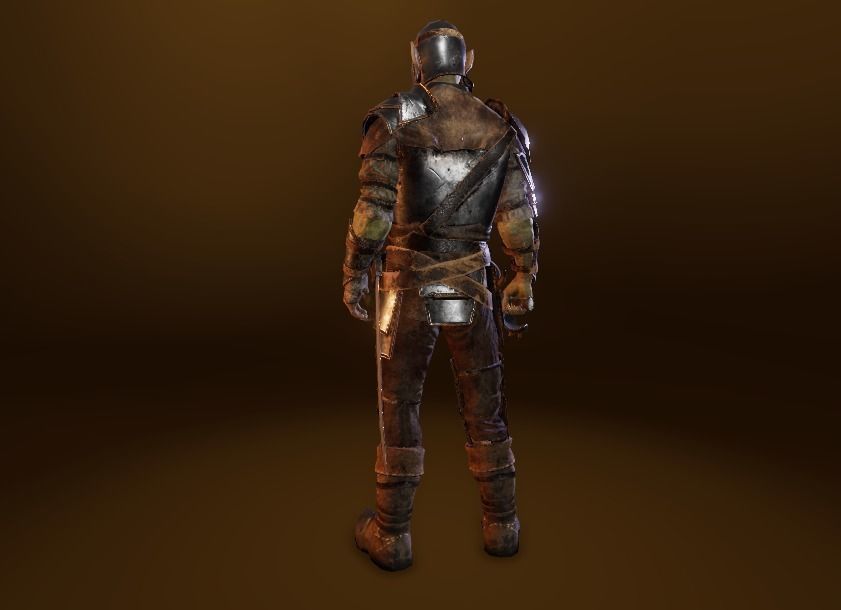 PBR Orc Game Characters Pack Low-poly 3D model_43