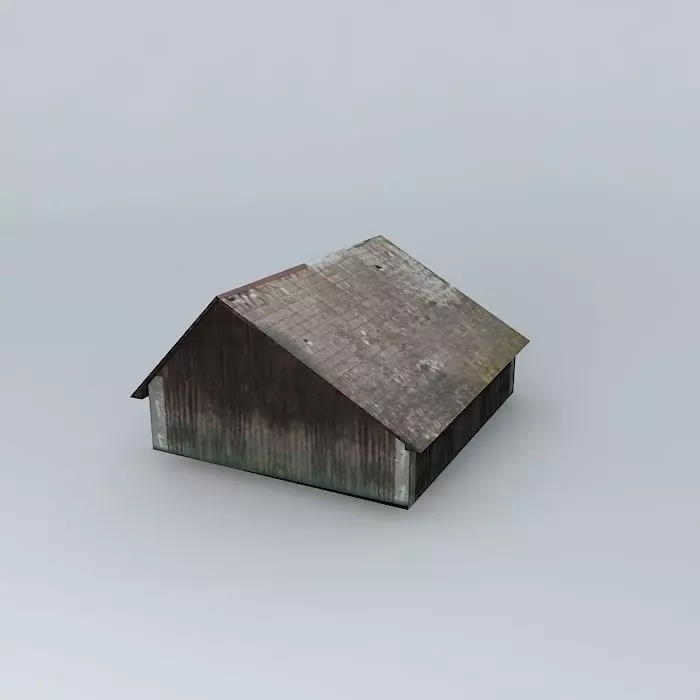 humno old barn Free 3D model_0