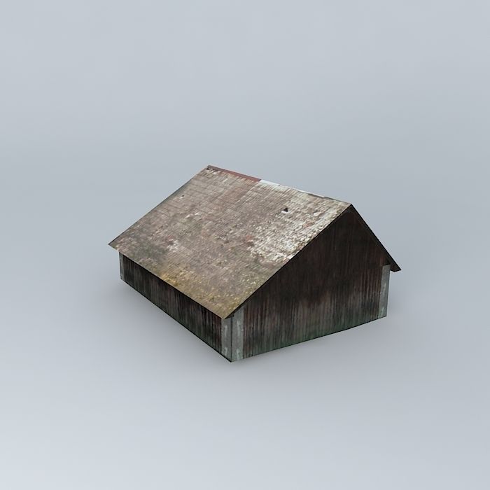 humno old barn Free 3D model_2