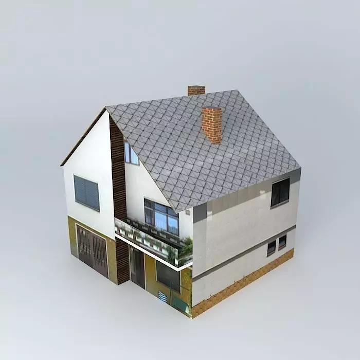 Dom house Free 3D model_0