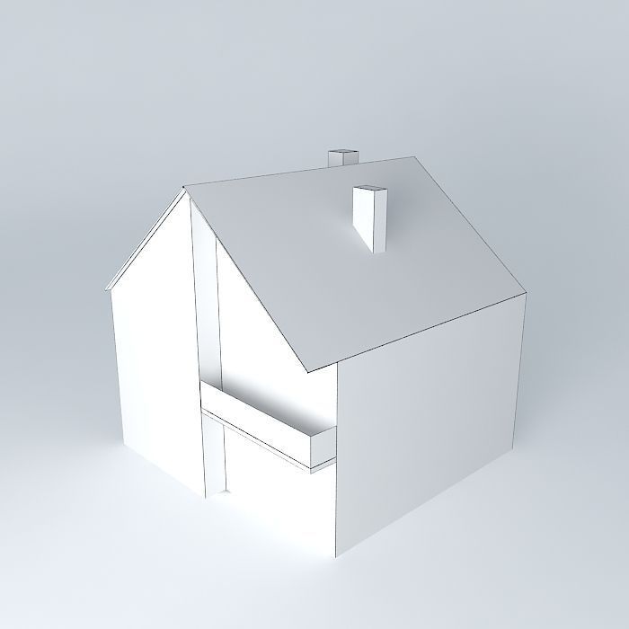 Dom house Free 3D model_3