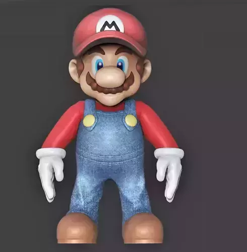 Mario Bros 3D print model