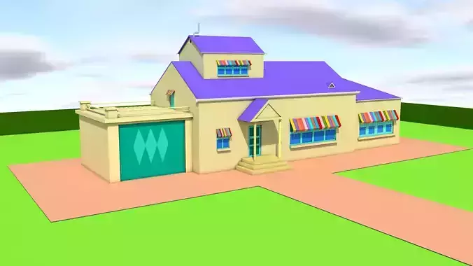 Oggy House 3D model