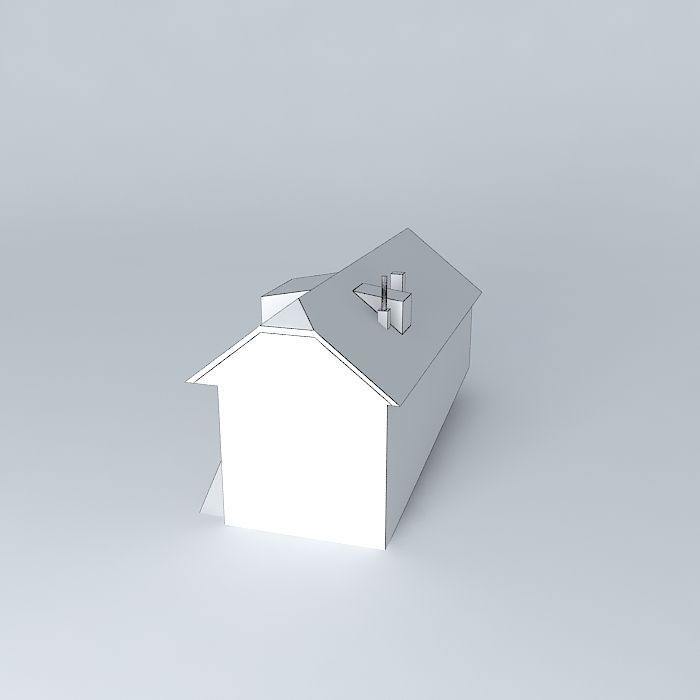 Dom house Free 3D model_4