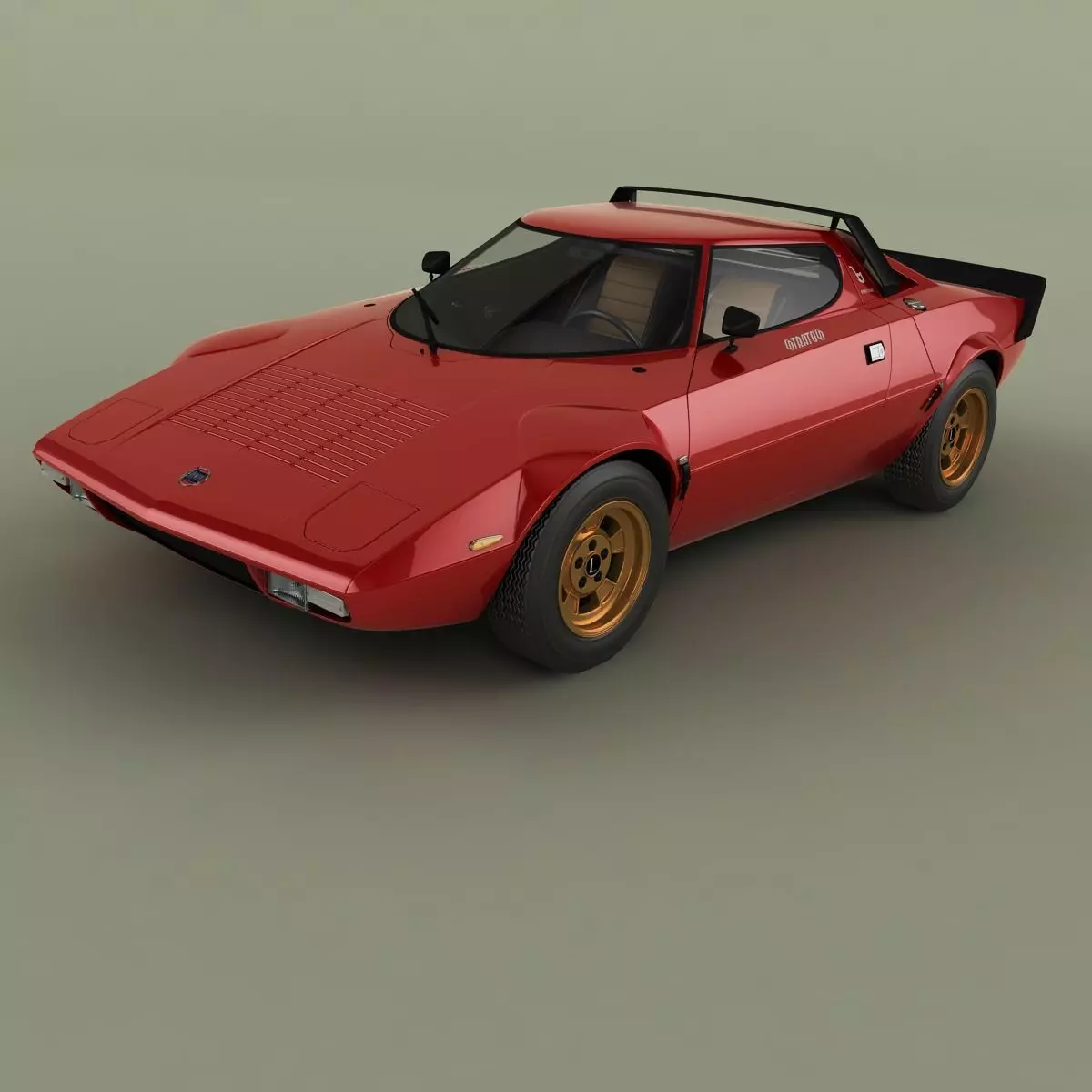 Lancia Stratos HF 3D model_0