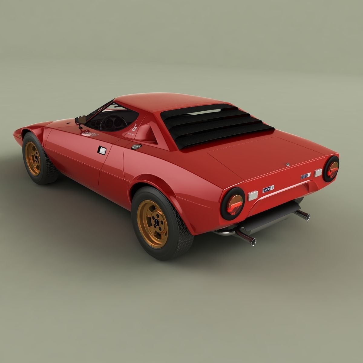 Lancia Stratos HF 3D model_9