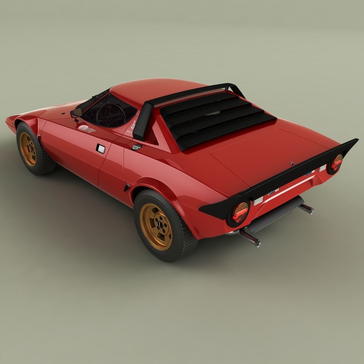 Lancia Stratos HF 3D model_8