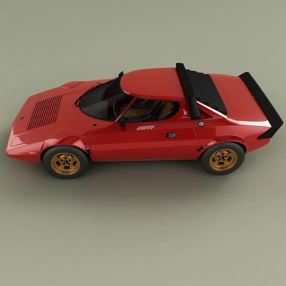 Lancia Stratos HF 3D model_7