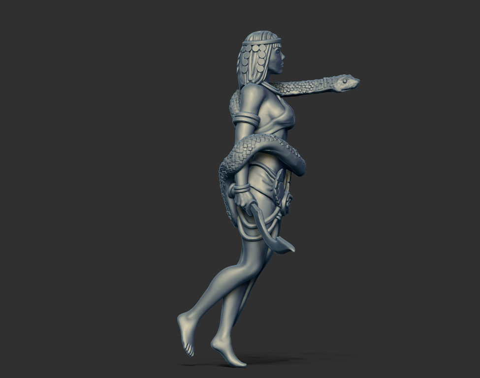 Sorecery bundle - 5 miniatures 35 mm scale 3D print model_33