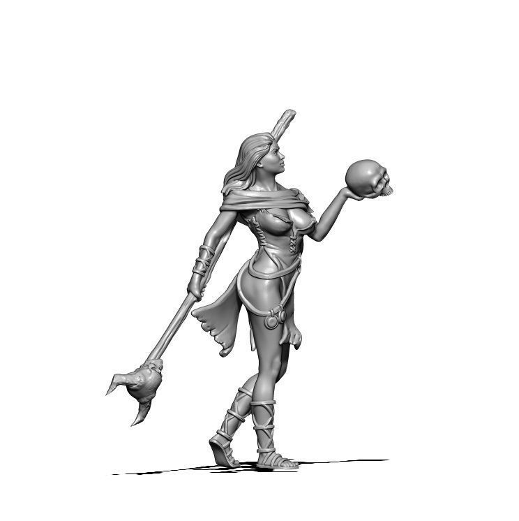 Sorecery bundle - 5 miniatures 35 mm scale 3D print model_15