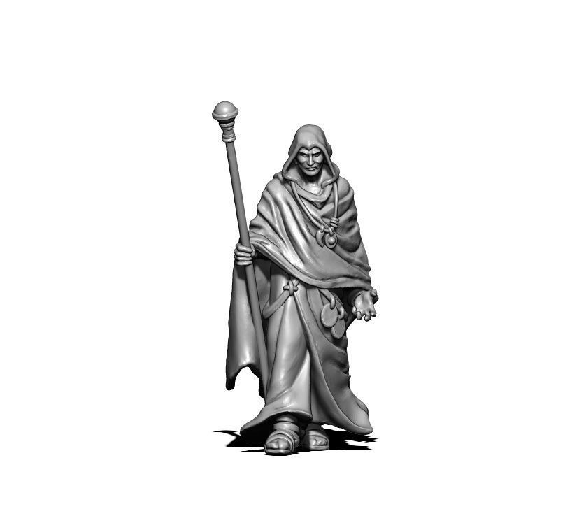 Sorecery bundle - 5 miniatures 35 mm scale 3D print model_23