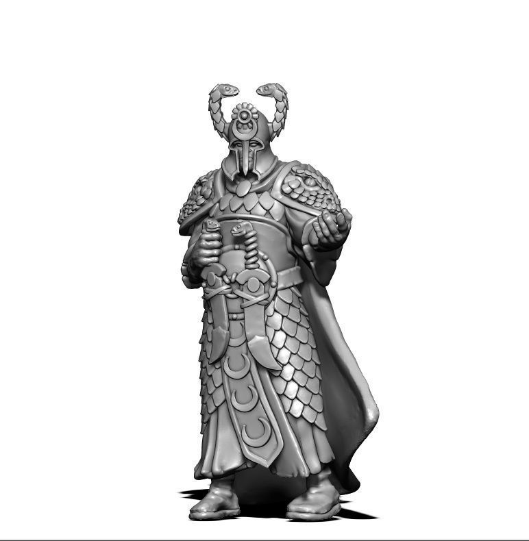 Sorecery bundle - 5 miniatures 35 mm scale 3D print model_20