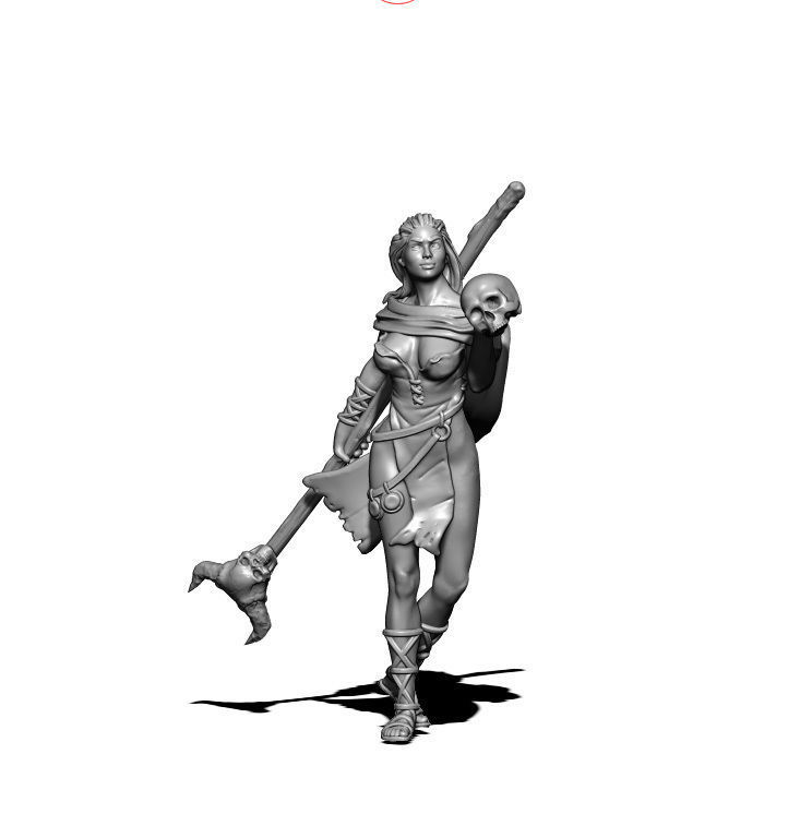 Sorecery bundle - 5 miniatures 35 mm scale 3D print model_13