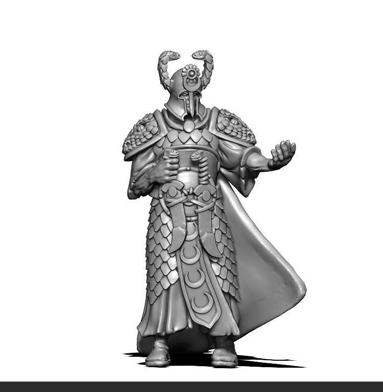 Sorecery bundle - 5 miniatures 35 mm scale 3D print model_21