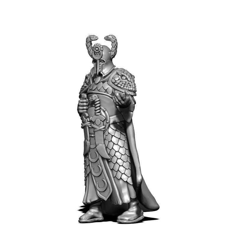 Sorecery bundle - 5 miniatures 35 mm scale 3D print model_19