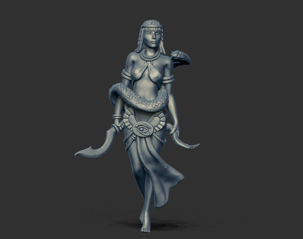 Sorecery bundle - 5 miniatures 35 mm scale 3D print model_2